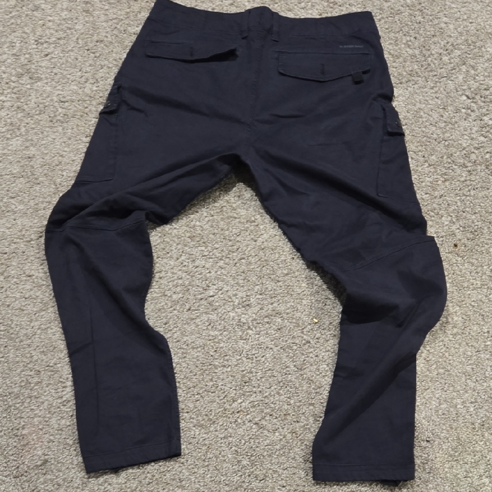 G-Star Men's Dark Stretch Navy Cargo Pants - Picture 4 of 4